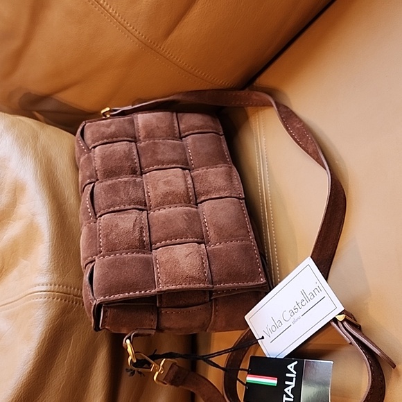 ?? suede shoulder bag
